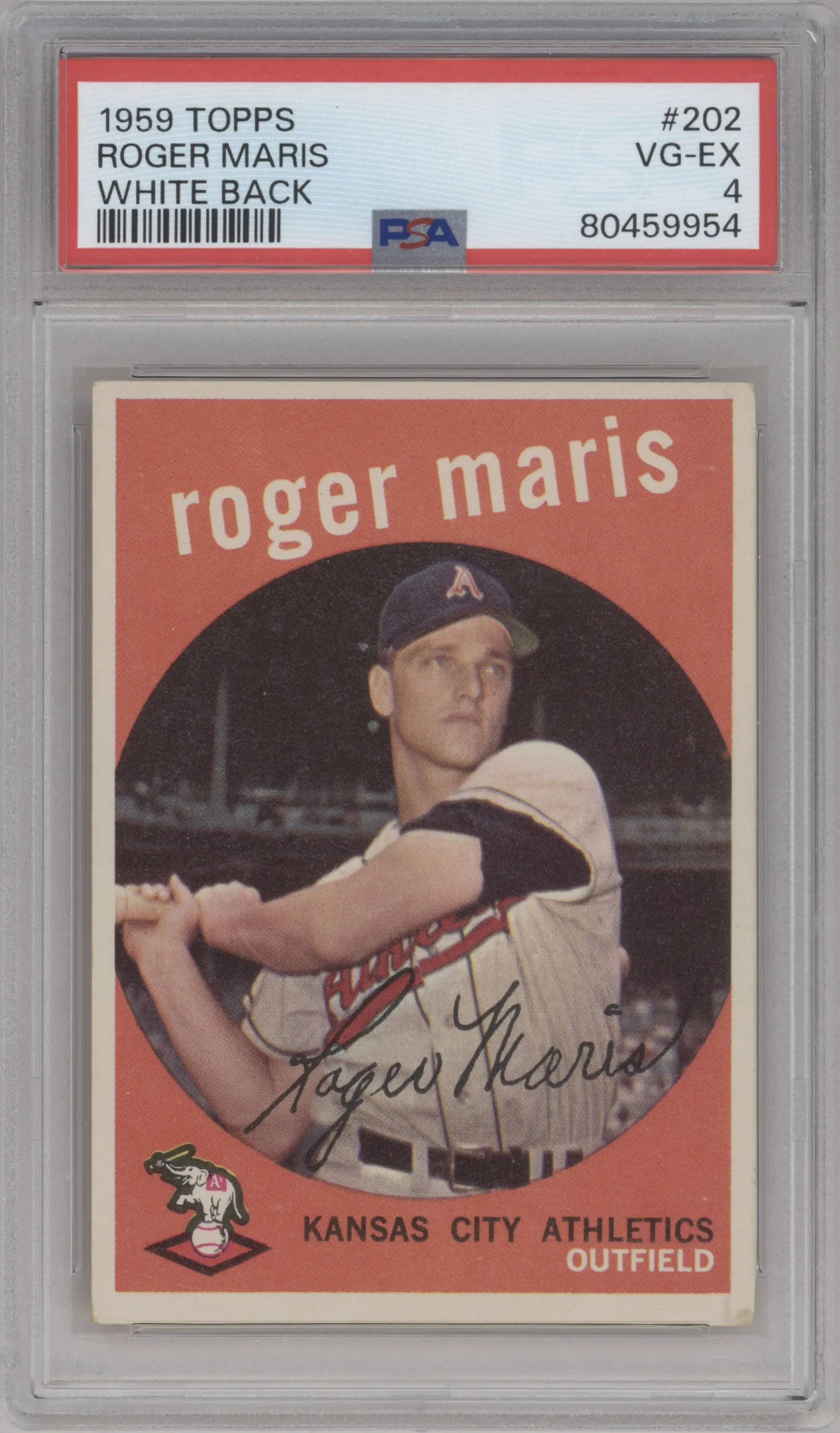 1959 Topps Roger Maris #202 PSA 4