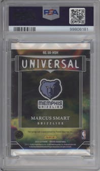 Marcus Smart from the 2023-24 Panini Origins set featuring a Turquoise parallel graded by PSA and given an overall grade of 10.