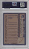 Reggie Jackson from the 1984 Topps Drake's Big Hitters set graded by PSA and given an overall grade of 9.