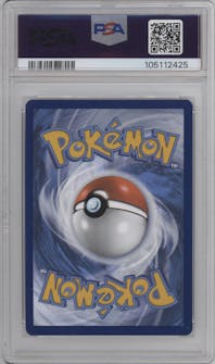 Mewtwo VSTAR from the 2023 Pokemon SWSH set graded by PSA and given an overall grade of 10.