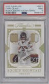 Chris Olave from the 2022 Panini Flawless set graded by PSA and given an overall grade of 9.