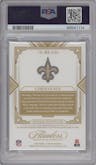 Chris Olave from the 2022 Panini Flawless set graded by PSA and given an overall grade of 9.