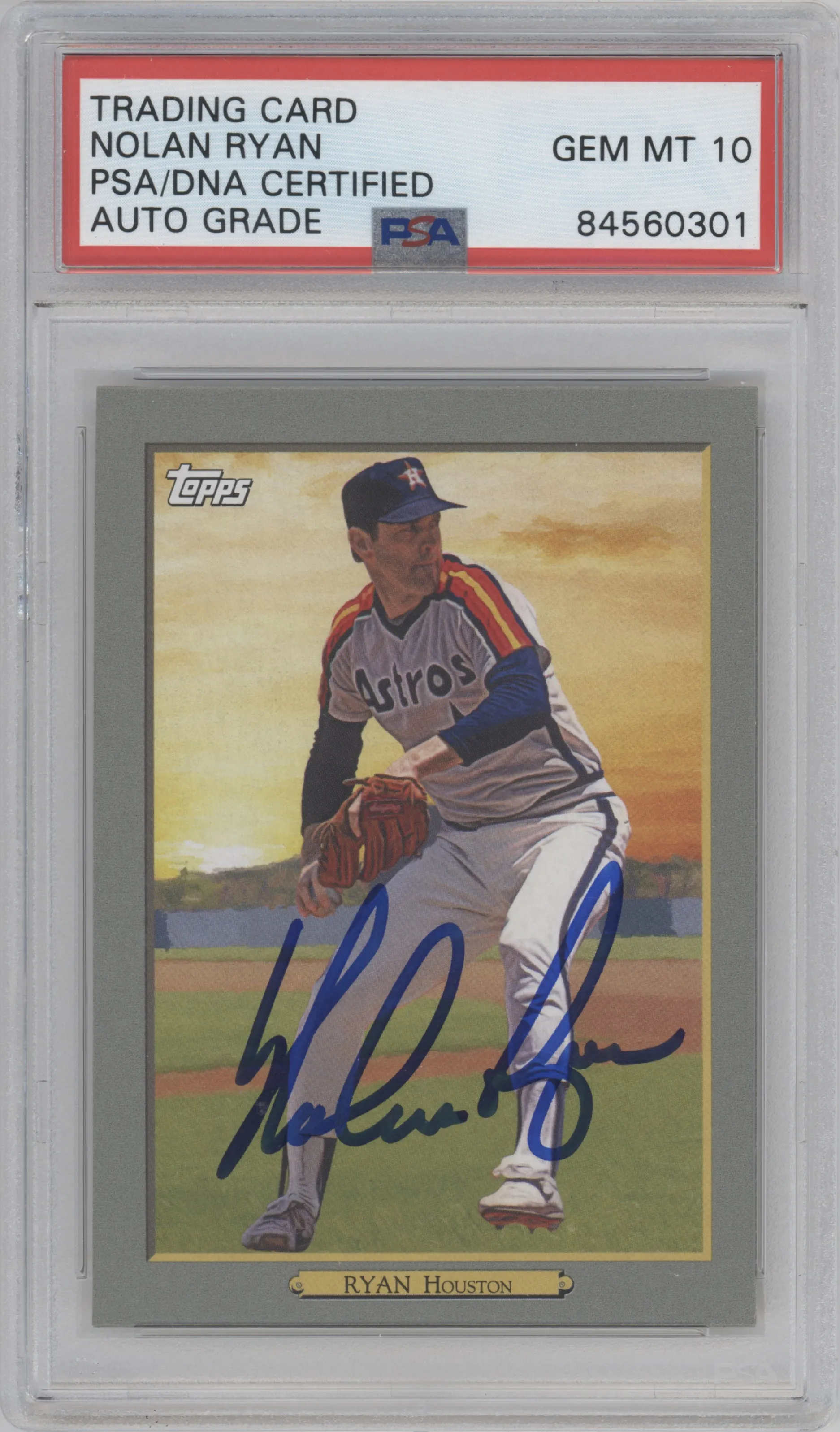 2020 Topps Series 2 Turkey Red 2020 Nolan Ryan PSA AUTHENTIC #TR-40 PSA