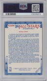 Michael Jordan  from the 1989-90 Fleer set graded by PSA and given an overall grade of 8.