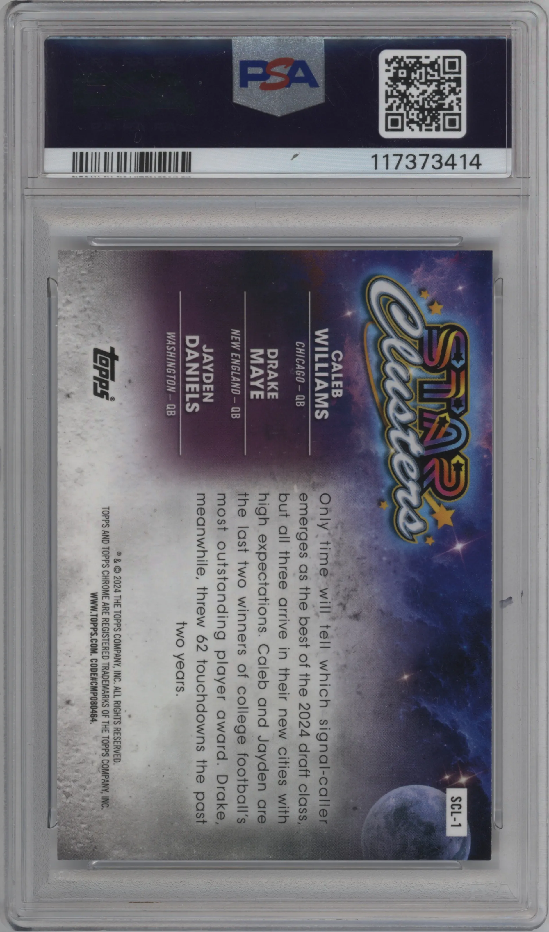 Caleb Williams/Drake Maye/Jayden Daniels