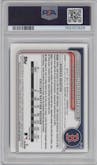 Braden Montgomery from the 2024 Bowman Draft set featuring a Sparkle Refractor parallel graded by PSA and given an overall grade of 8.