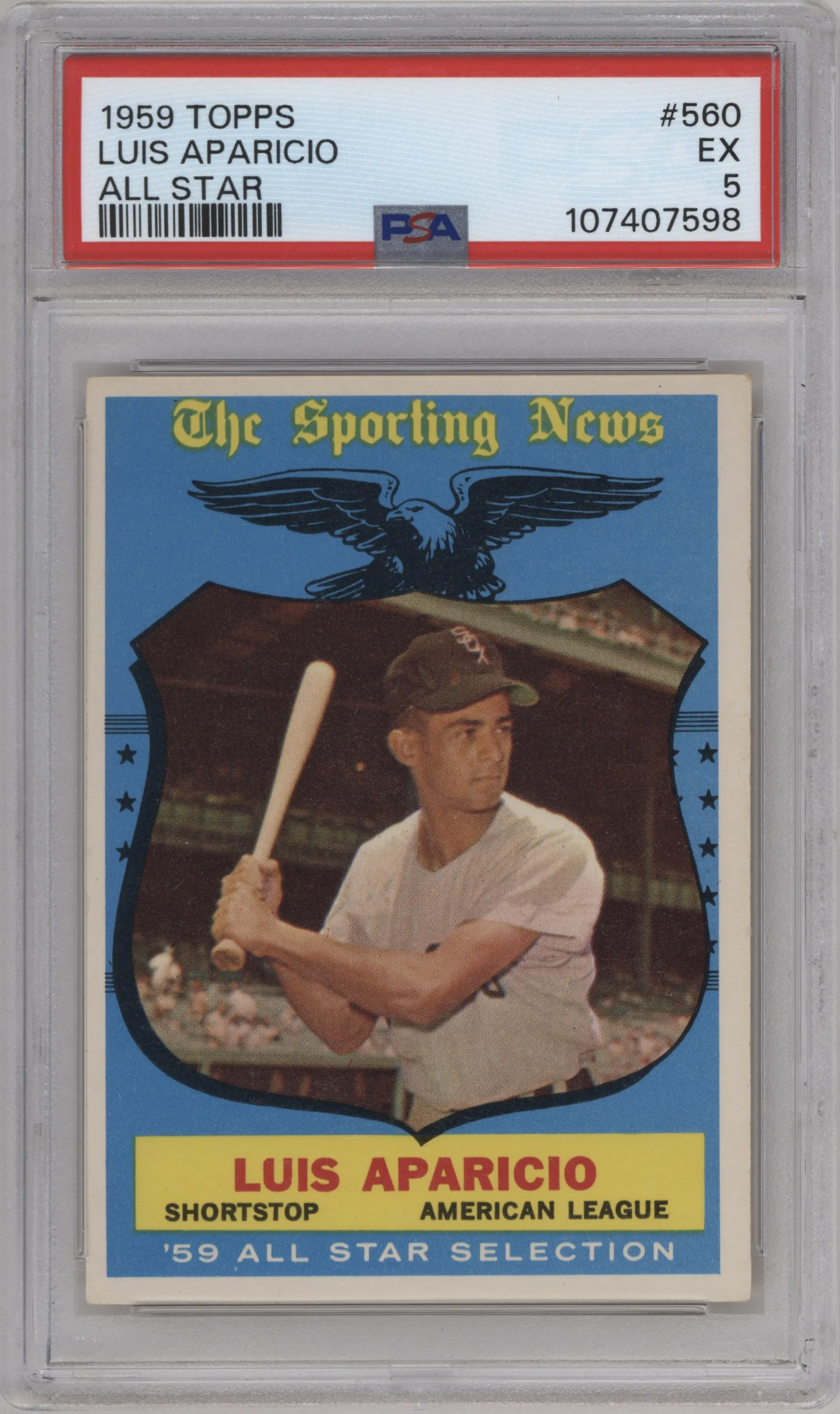 1959 Topps Luis Aparicio #560 PSA 5