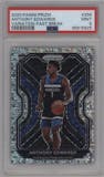 Anthony Edwards from the 2020-21 Panini Prizm set featuring a Fast Break parallel graded by PSA and given an overall grade of 9.