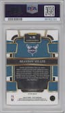 Brandon Miller from the 2023-24 Panini Select  set featuring a Orange Flash parallel graded by PSA and given an overall grade of 10.