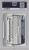 Junior Caminero from the 2023 Bowman Mega Box set graded by PSA and given an overall grade of 10.
