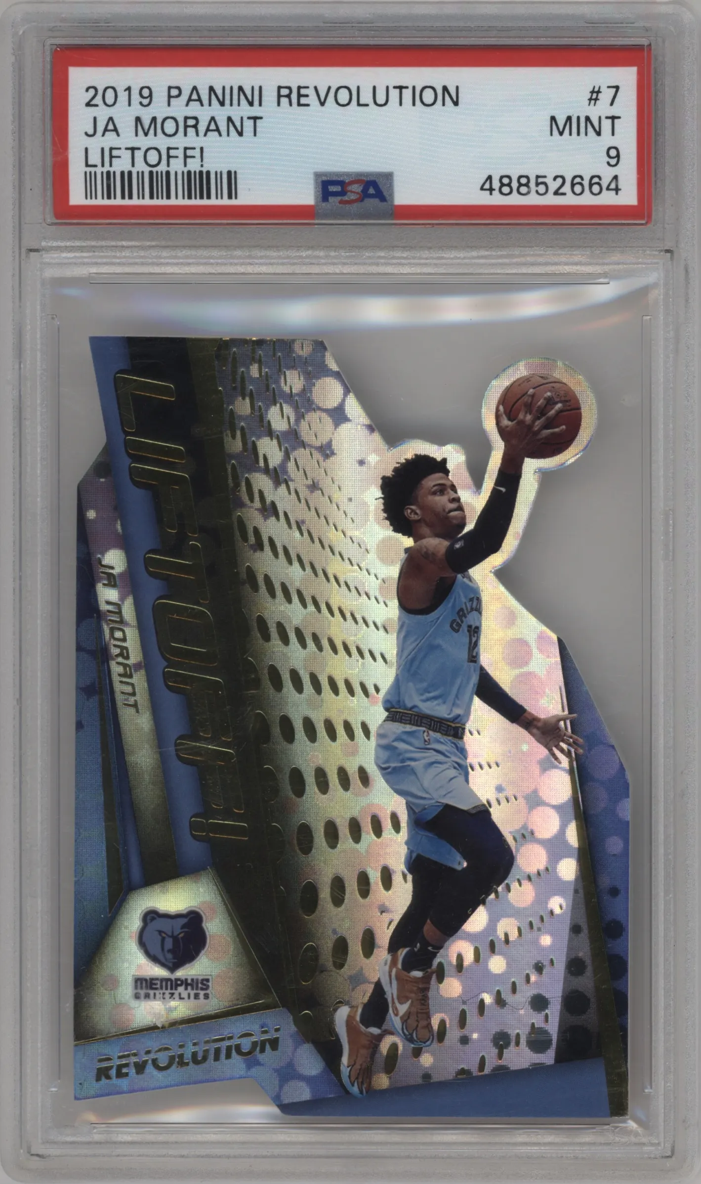 2019 Panini Revolution Liftoff! Ja Morant #7 PSA 9