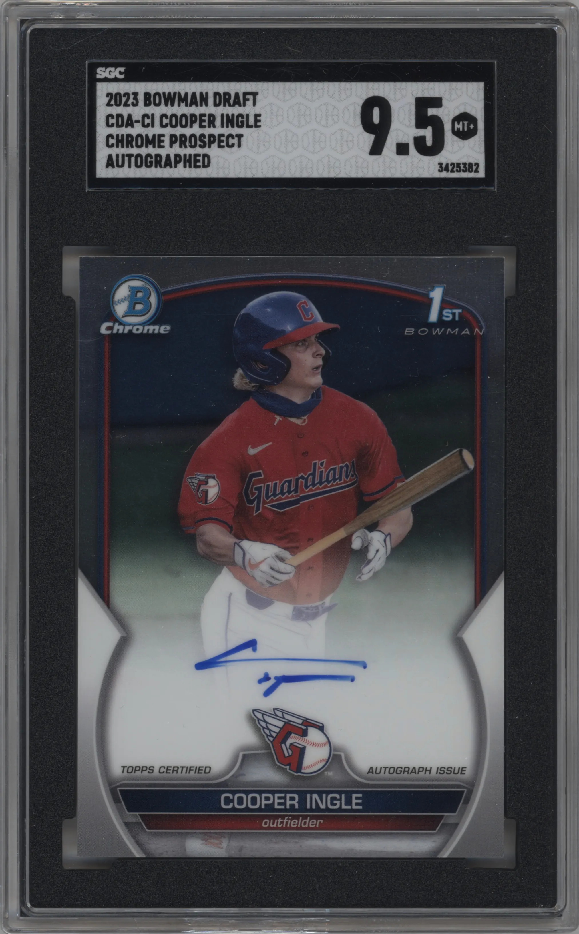 2023 Bowman Draft Chr.Pros.Auto Cooper Ingle #CDA-CI SGC 9.5