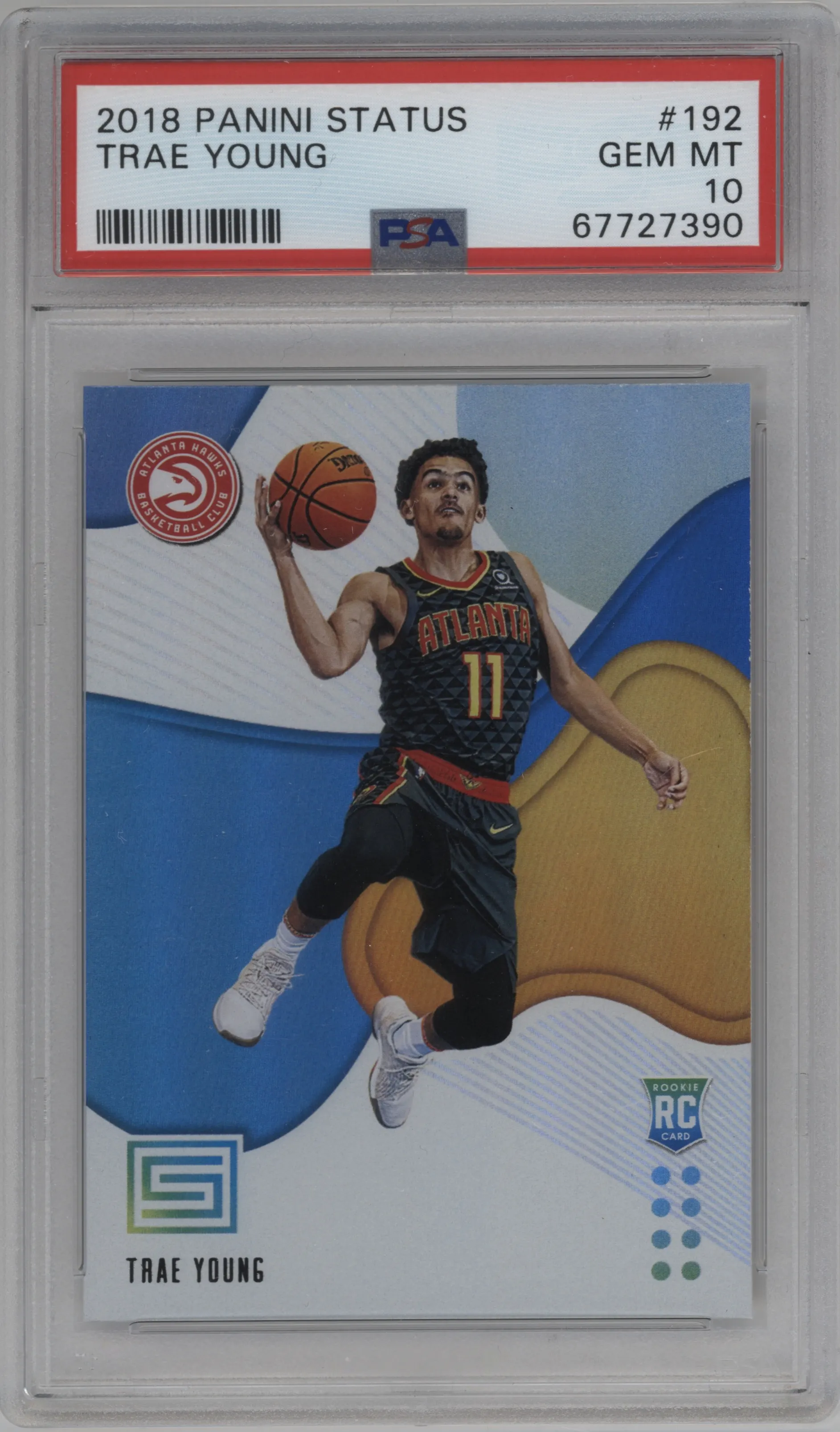2018 Panini Status Trae Young #192 PSA 10
