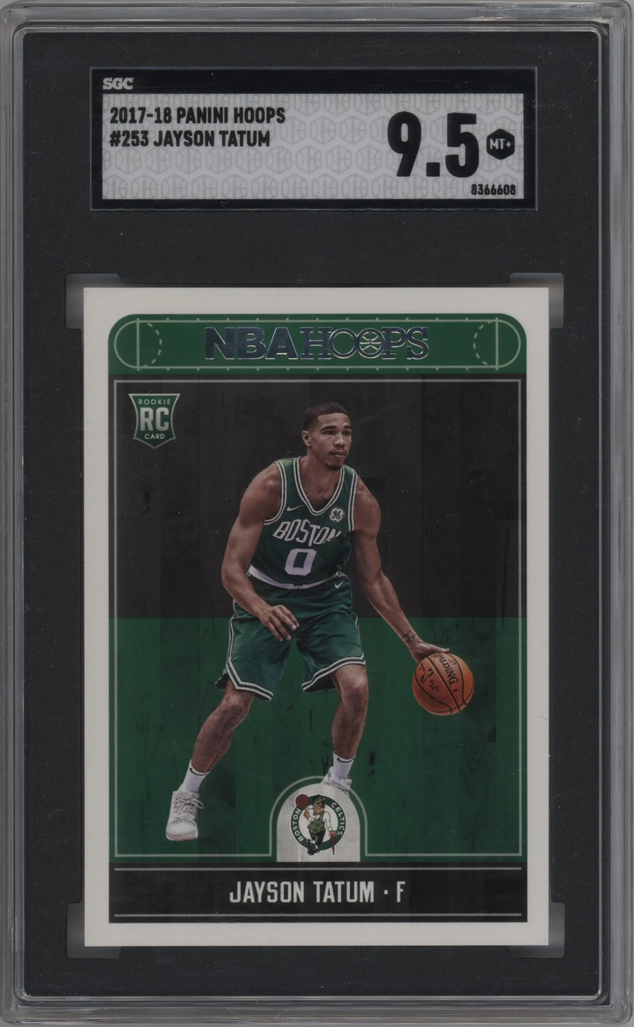 2017 Panini NBA Hoops Jayson Tatum #253 SGC 9.5