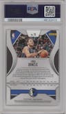 Luka Doncic from the 2019-20 Panini Prizm set graded by PSA and given an overall grade of 10.