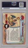 Charizard from the 2000 Pokemon set graded by PSA and given an overall grade of 9.