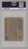 Rob Gronkowski from the 2011 Topps set graded by PSA and given an overall grade of 9.