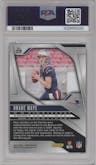 Drake Maye from the 2024 Panini Prizm set graded by PSA and given an overall grade of 10.