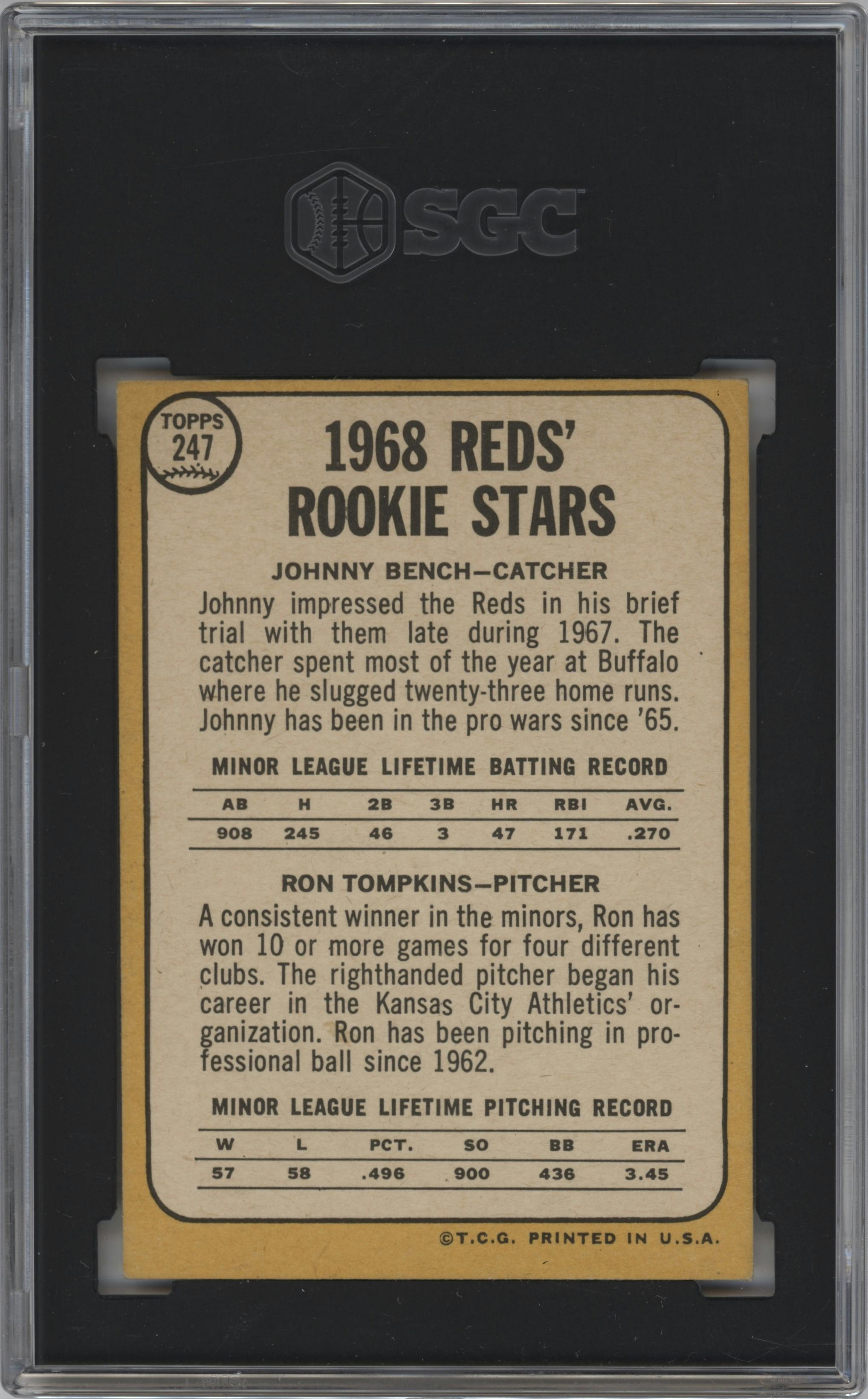 Johnny Bench/Ron Tompkins