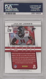 Julio Jones from the 2013 Panini Prizm set graded by PSA and given an overall grade of 10.
