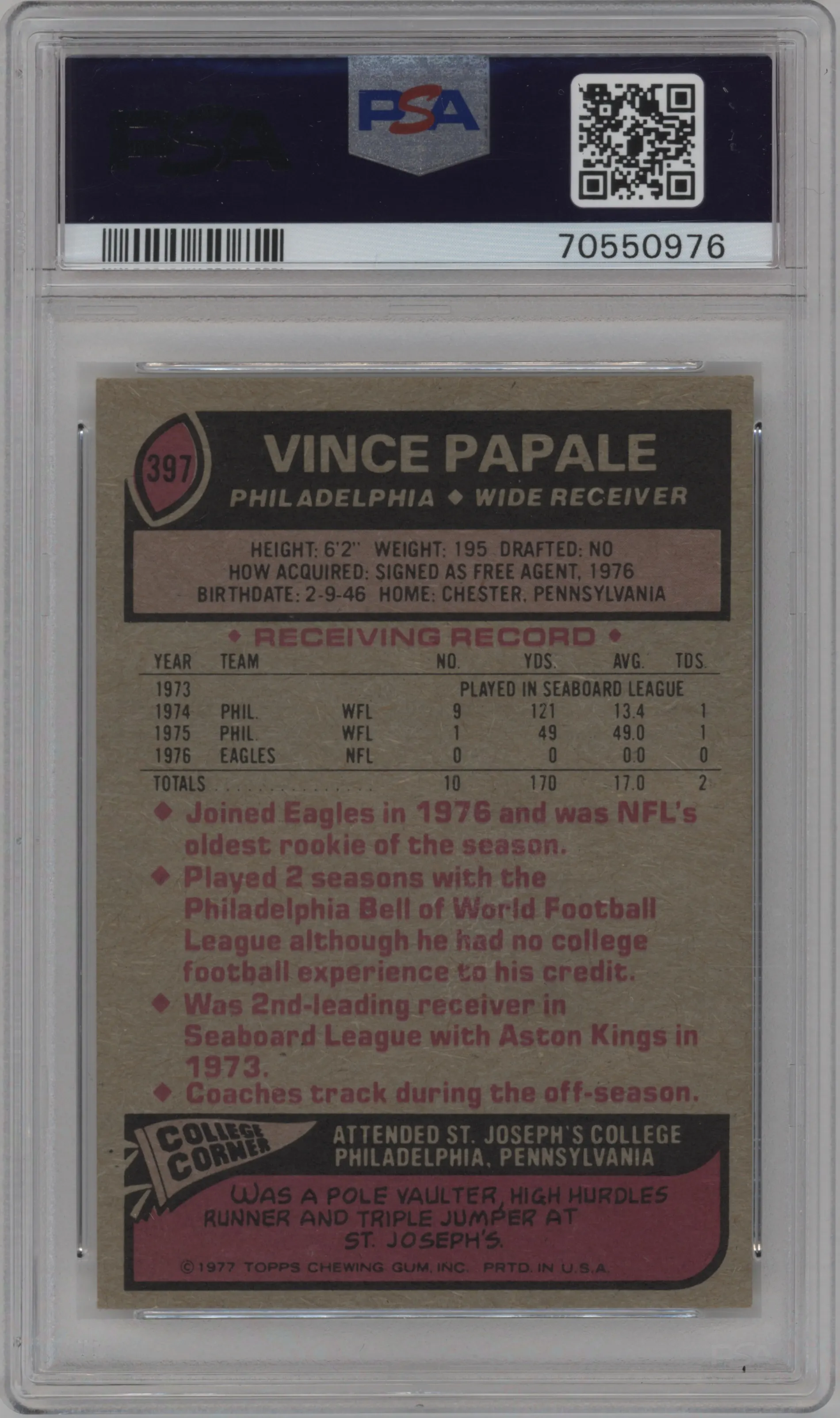Vince Papale