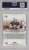 Arch Manning from the 2023 Panini Prizm Throwback set graded by PSA and given an overall grade of 9.