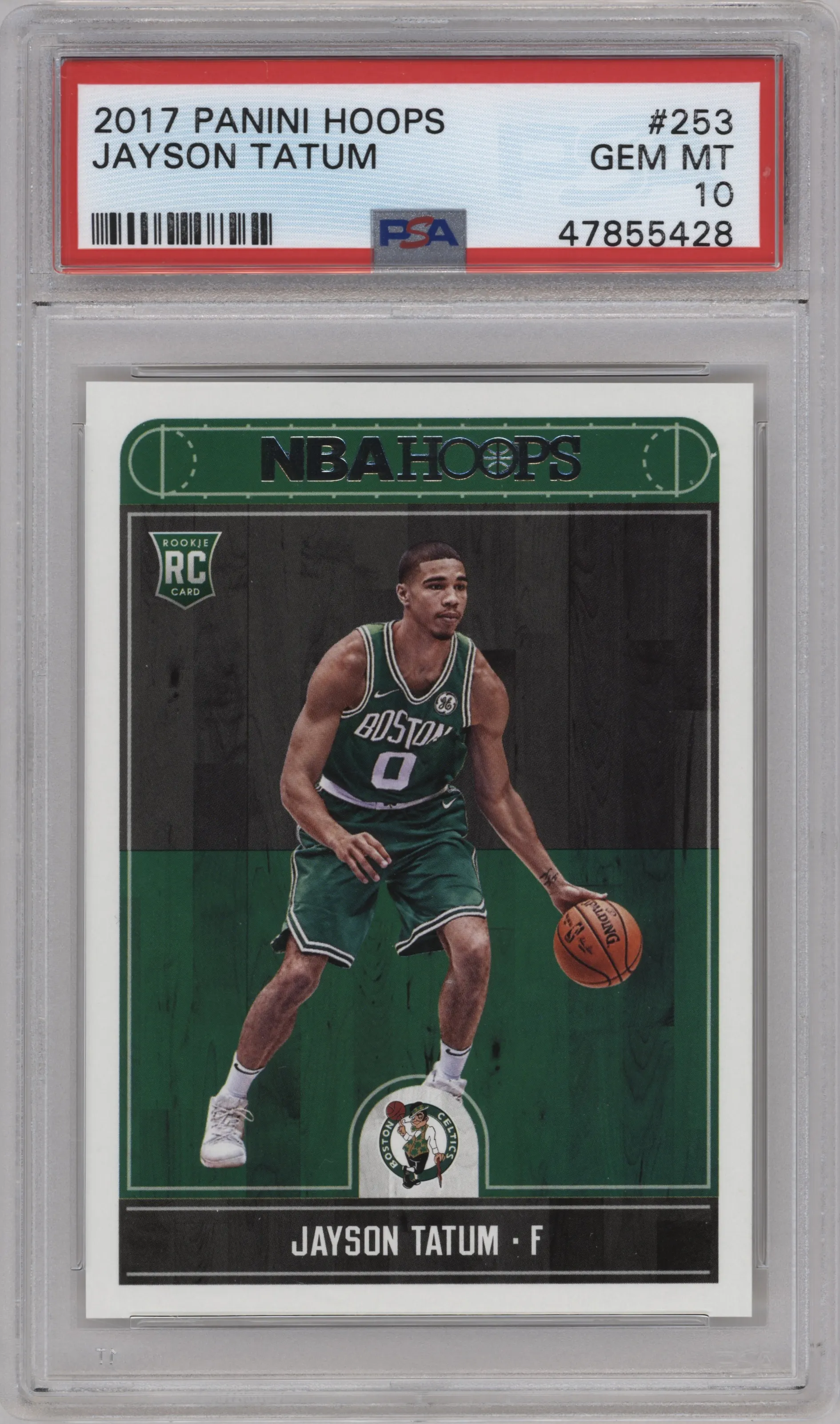 2017 Panini NBA Hoops Jayson Tatum PSA 10