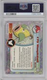 Weepinbell from the 1999 Pokemon set graded by PSA and given an overall grade of 9.