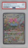 Venusaur ex from the 2023 Pokemon SV set graded by PSA and given an overall grade of 9.
