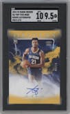 Yves Missi from the 2024-25 Panini Origins set featuring a Gold parallel graded by SGC and given an overall grade of 9.5.