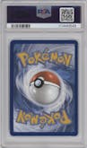 Eevee from the 2025 Pokemon SV set featuring a Prismatic Evolutions Pokemon Center Elite Trainer Box parallel graded by PSA and given an overall grade of 9.