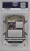 George Pickens from the 2022 Panini Prizm set featuring a Orange Prizm parallel graded by PSA and given an overall grade of 10.