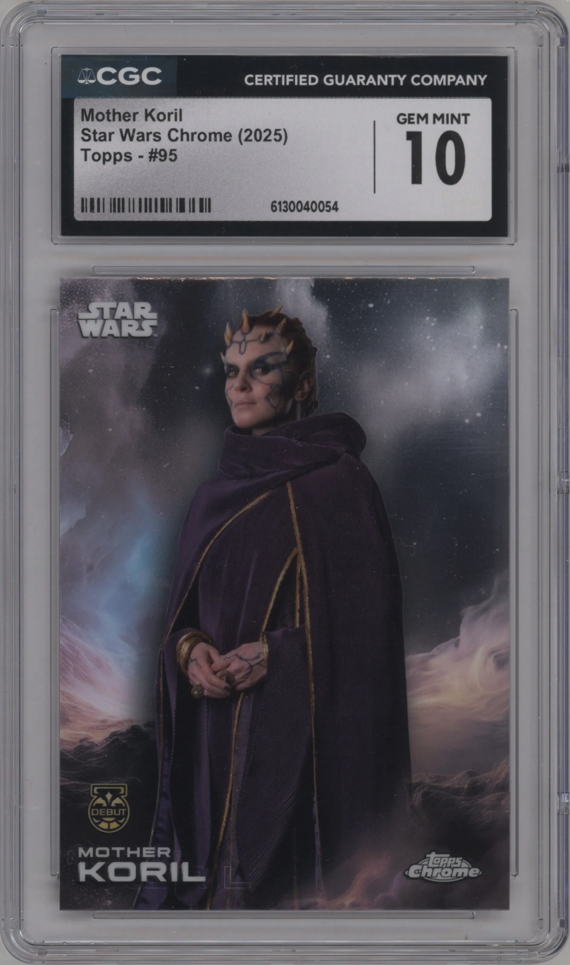 2025 Topps Chrome Star Wars Mother Koril CGC 10