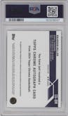 Brandon Miller from the 2023-24 Topps Chrome set featuring a Refractor parallel graded by PSA and given an overall grade of 9.