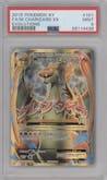 M Charizard EX from the 2016 Pokemon XY set graded by PSA and given an overall grade of 9.