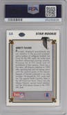 Brett Favre from the 1991 Upper Deck set graded by PSA and given an overall grade of 0.