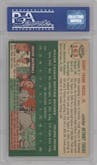 Frank House from the 1954 Topps set graded by PSA and given an overall grade of 7.