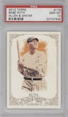 Babe Ruth from the 2012 Topps Allen & Ginter set graded by PSA and given an overall grade of 10.