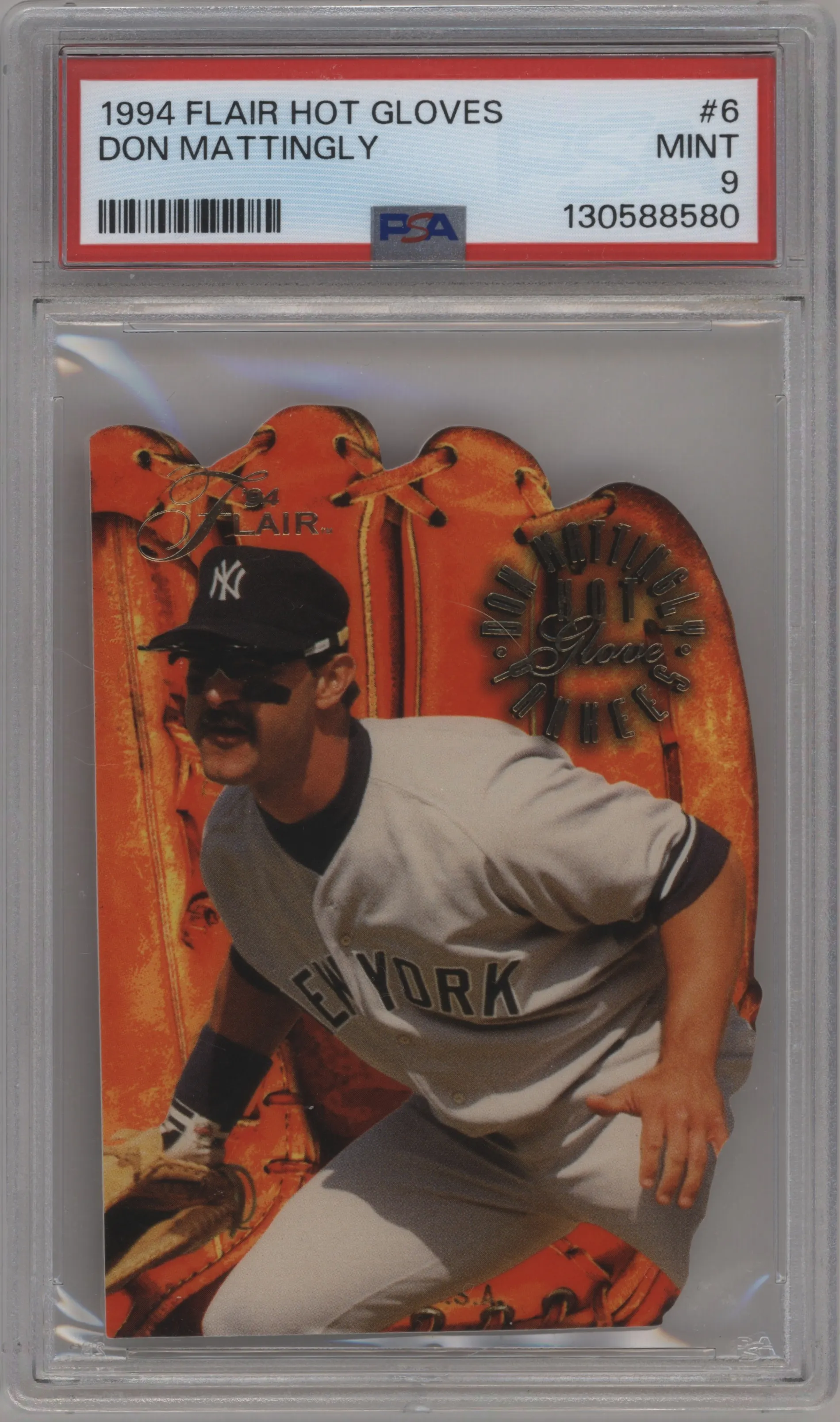 1994 Flair Hot Gloves Don Mattingly #6 PSA 9