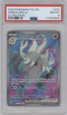Annihilape ex from the 2023 Pokemon SV set graded by PSA and given an overall grade of 8.