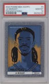 Ja Morant from the 2023-24 Panini NBA Hoops set graded by PSA and given an overall grade of 10.