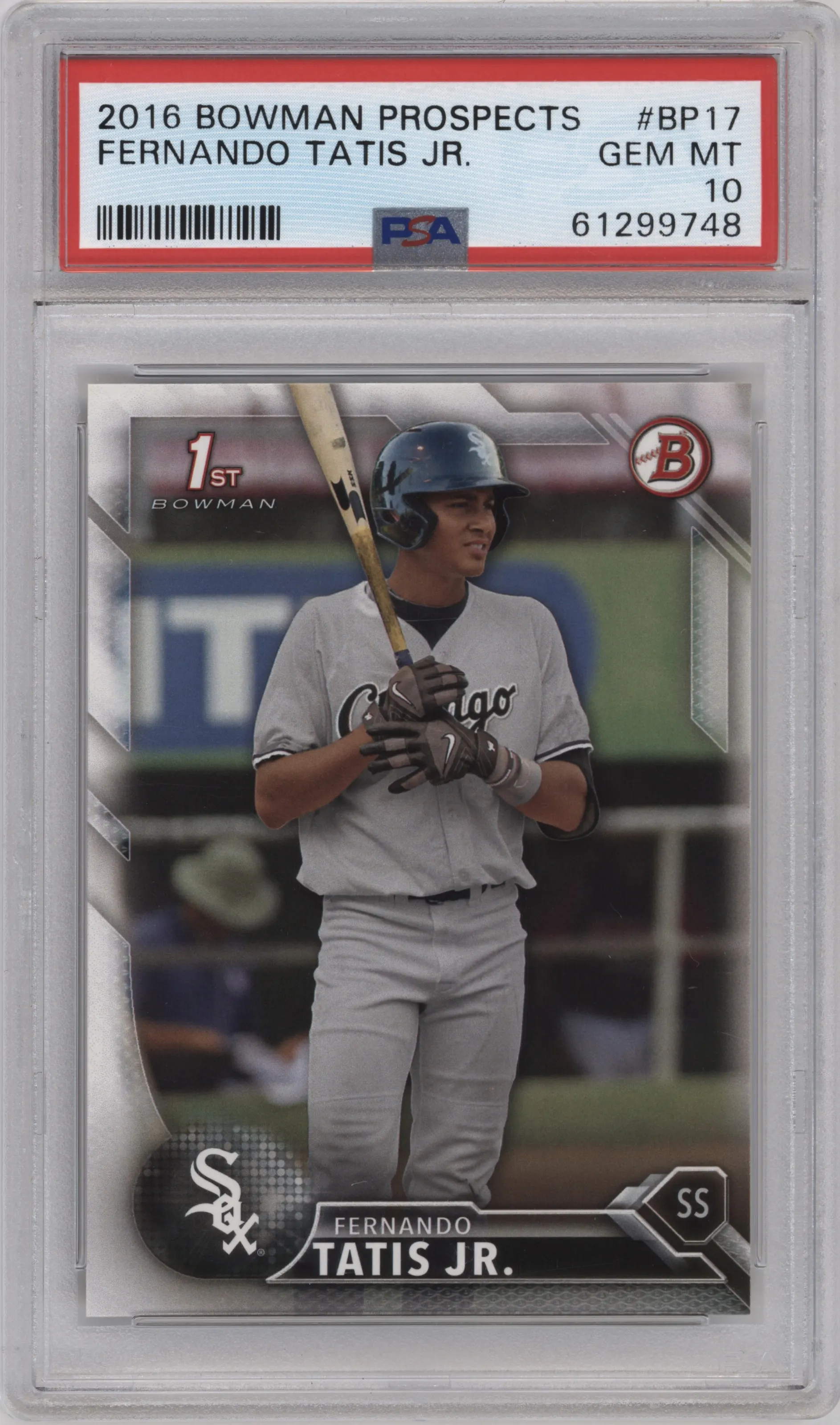 2016 Bowman Prospect Fernando Tatis Jr. PSA 10