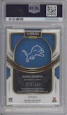 Sam LaPorta from the 2023 Panini Select set graded by PSA and given an overall grade of 9.