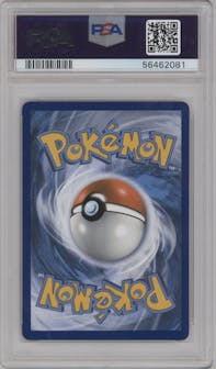 Reshiram/Charizard GX from the 2019 Pokemon S&M  set graded by PSA and given an overall grade of 9.