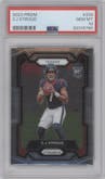 C.J. Stroud from the 2023 Panini Prizm set graded by PSA and given an overall grade of 10.