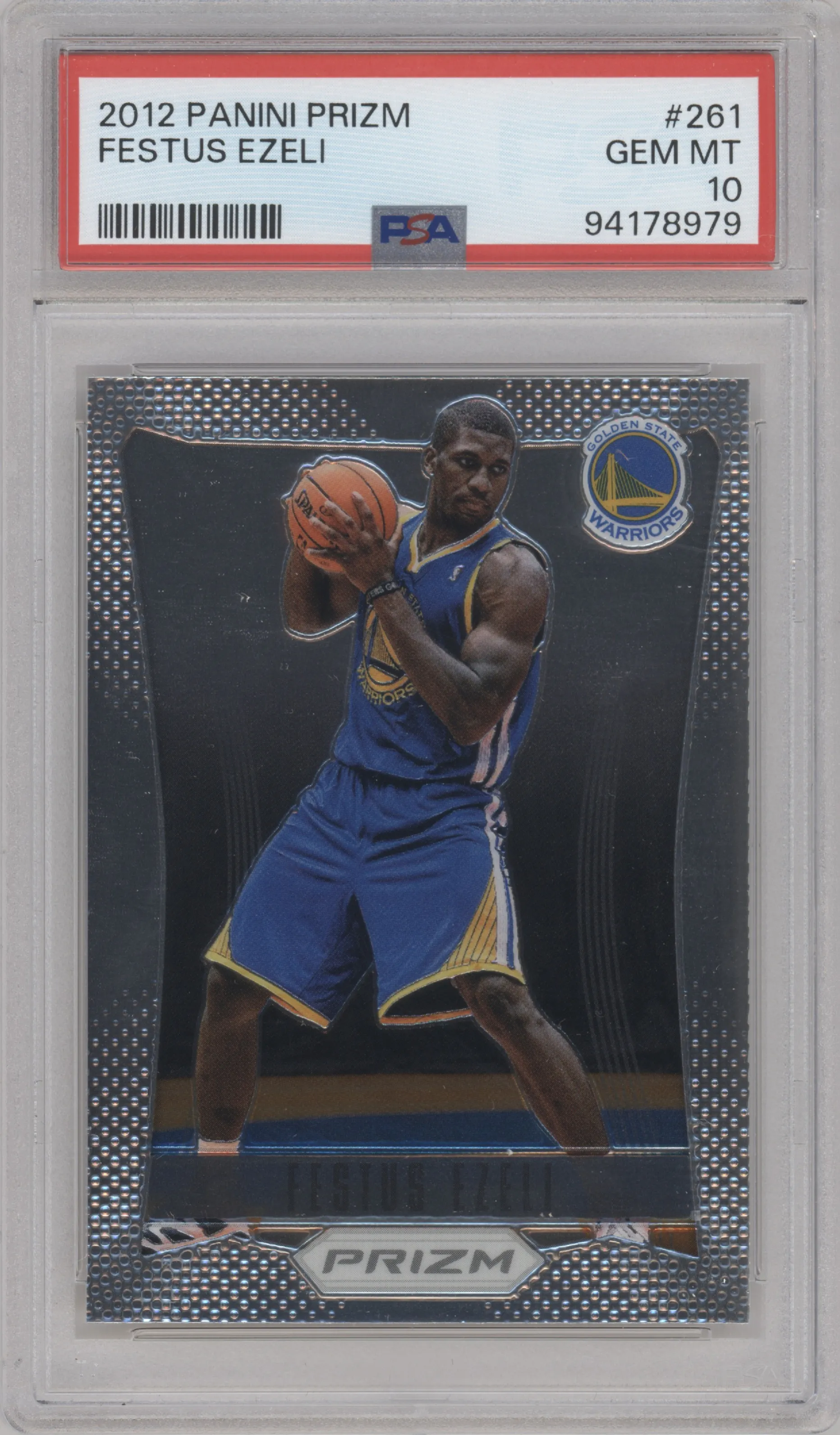 2012 Panini Prizm Festus Ezeli PSA 10