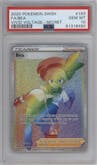 Bea from the 2020 Pokemon SWSH set graded by PSA and given an overall grade of 10.