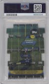 Emmitt Smith from the 1999 Topps Stadium Club set featuring a Luminescent parallel graded by PSA and given an overall grade of 9.