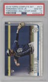 Fernando Tatis Jr. from the 2019 Topps Series 2 set graded by PSA and given an overall grade of 10.