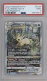 Leafeon VSTAR from the 2023 Pokemon SWSH set graded by PSA and given an overall grade of 9.